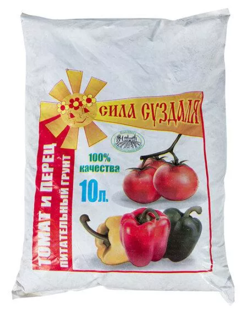 Питательный грунт "Сила суздаля" томат и перец 10 л